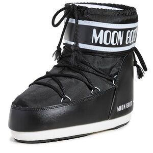 Moon Boot Black and White Snow Boots NEW